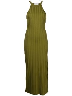 Jonathan Simkhai Standard платье миди с разрезом сбоку