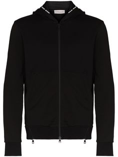 Moncler худи на молнии с логотипом