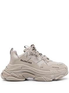 Balenciaga кроссовки Triple S с логотипом
