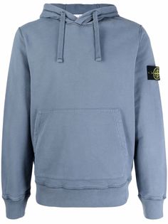 Stone Island худи с нашивкой-логотипом