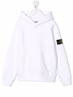Stone Island Junior худи с нашивкой-логотипом