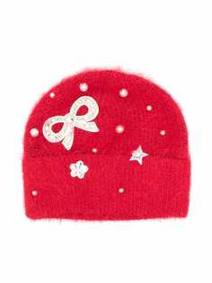 Monnalisa декорированная шапка бини с бантом