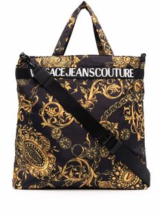Versace Jeans Couture сумка-тоут с принтом Barocco