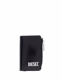 Diesel кошелек на молнии с логотипом