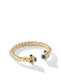 David Yurman кольцо Renaissance из желтого золота с сапфирами