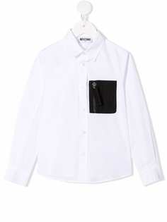Moschino Kids рубашка с длинными рукавами