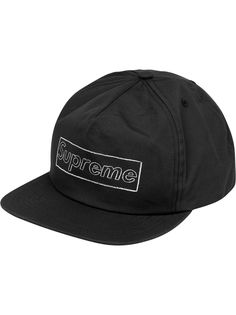 Supreme пятипанельная кепка с логотипом из коллаборации с Kaws