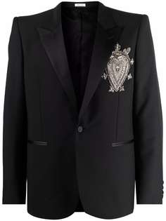 Alexander McQueen пиджак с узором