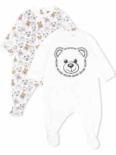 Moschino Kids пижама с принтом Teddy Bear