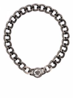 Versace цепочка на шею с декором Medusa