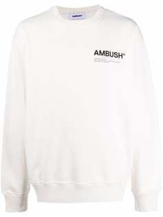 AMBUSH флисовая толстовка Workshop с логотипом
