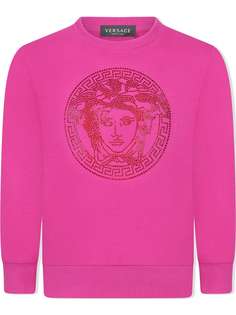 Versace Kids толстовка с декором Medusa