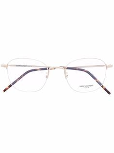 Saint Laurent Eyewear очки в круглой оправе