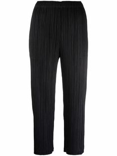Pleats Please Issey Miyake укороченные плиссированные брюки