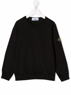 Stone Island Junior джемпер с нашивкой-логотипом