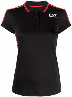 Ea7 Emporio Armani рубашка поло с короткими рукавами и логотипом