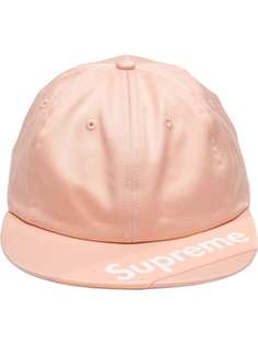 Supreme шестипанельная кепка Visor Label