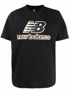 New Balance футболка с логотипом