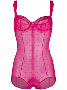 Dolce & Gabbana боди с вышивкой