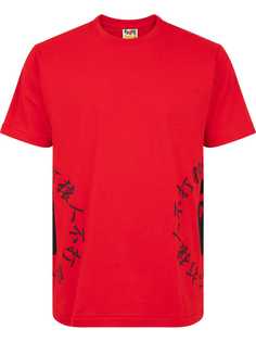 A BATHING APE® футболка Bicolour Side Kanji Bape