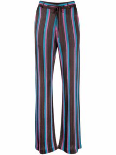 Karl Lagerfeld трикотажные брюки в полоску из коллаборации с Kenneth Ize