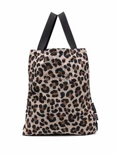 Porter-Yoshida & Co. сумка-тоут с леопардовым принтом