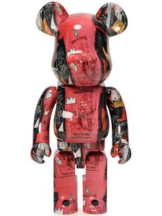 Medicom Toy фигурка BE@RBRICK Andy Warhol x Jean-Michel Basquiat #1 1000%