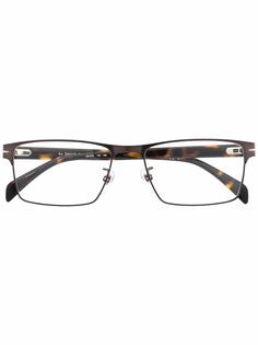 Eyewear by David Beckham очки в прямоугольной оправе черепаховой расцветки