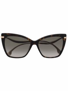 Jimmy Choo Eyewear солнцезащитные очки в массивной оправе