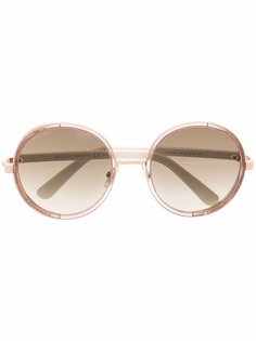 Jimmy Choo Eyewear солнцезащитные очки Andien в круглой оправе