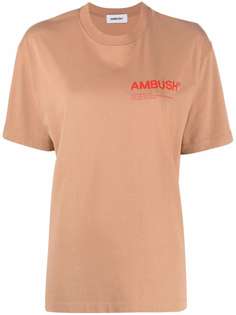 AMBUSH футболка Workshop с логотипом