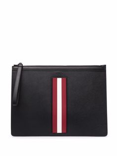 Bally клатч с контрастными полосками