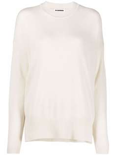 Jil Sander кашемировый джемпер с круглым вырезом