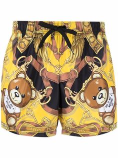 Moschino плавки-шорты с принтом Teddy Bear