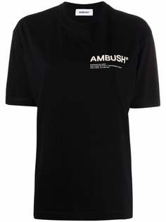 AMBUSH футболка оверсайз с логотипом