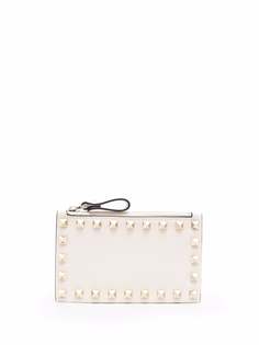 Valentino Garavani картхолдер Rockstud на молнии