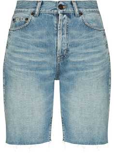 Saint Laurent джинсовые шорты-бермуды