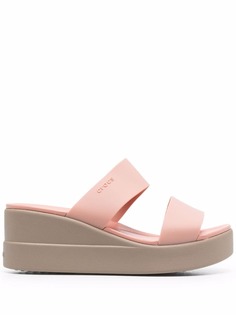 Crocs шлепанцы на платформе