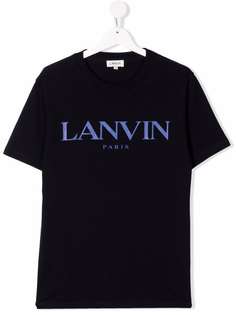 LANVIN Enfant футболка с логотипом