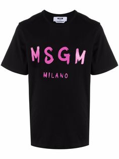 MSGM футболка с логотипом