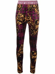 Versace Jeans Couture легинсы с принтом