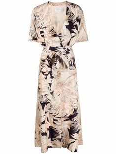 Les Coyotes De Paris платье-рубашка с цветочным принтом
