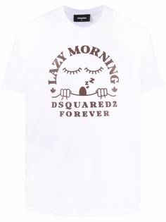 Dsquared2 футболка с принтом Lazy Morning
