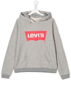 Levis Kids толстовка с капюшоном и принтом логотипа