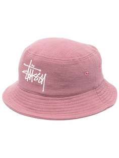 Stussy панама с вышитым логотипом