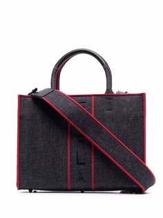 Furla джинсовая сумка-тоут с вышитым логотипом
