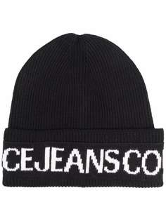 Versace Jeans Couture шапка бини с вышитым логотипом