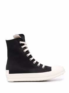 Rick Owens высокие кеды из канваса
