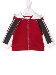 Emporio Armani Kids спортивная куртка на молнии с капюшоном