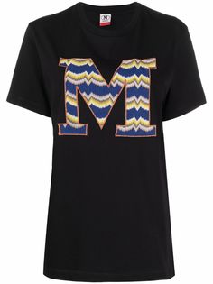 M Missoni футболка с вышитым логотипом